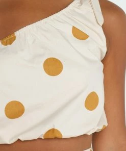 PUP4 Phillipa Top - Beige Spot