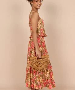 PUP49 Clothing Pissaro Frill Cropped Top - Floral