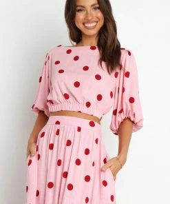 PUP52 Clothing Poppy Top - Pink