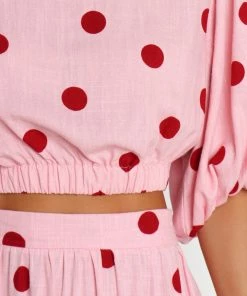 PUP52 Clothing Poppy Top - Pink