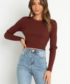 PUP44 Clothing Porto Top - Chocolate Brown