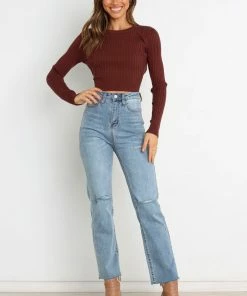 PUP44 Clothing Porto Top - Chocolate Brown