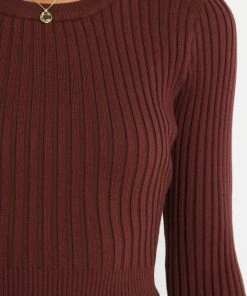 PUP44 Clothing Porto Top - Chocolate Brown