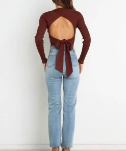 PUP44 Clothing Porto Top - Chocolate Brown