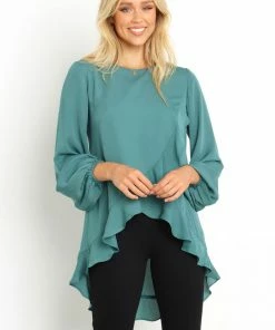PUP44 Clothing Quintel Top - Emerald