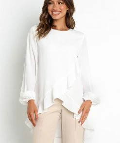 PUP44 For The Bride Quintel Top - White