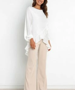 PUP44 For The Bride Quintel Top - White