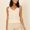 PUP64 Rachel Knit Tank Top - Cream