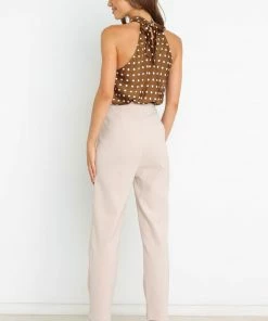 PUP14 Riki Top - Chocolate Brown Clothing