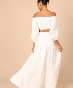 PUP9 For The Bride Romina Crop Top - White