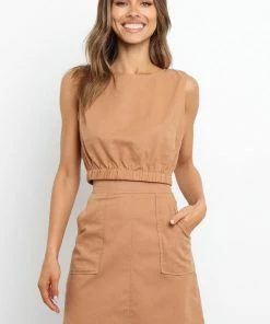 PUP4 Clothing Roslyn Top - Tan