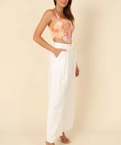 PUP26 Rowena Corset Top - Sage Multi Clothing