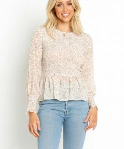 PUP4 Sekani Top - Beige Clothing