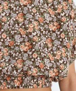 PUP29 Selene Top - Brown Clothing