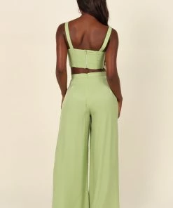 PUP27 Seville Corset Top - Green