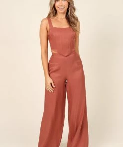 PUP27 Seville Corset Top - Rust