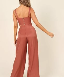 PUP27 Seville Corset Top - Rust