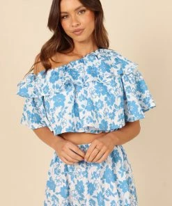 PUP4 Clothing Sienna Top - Blue