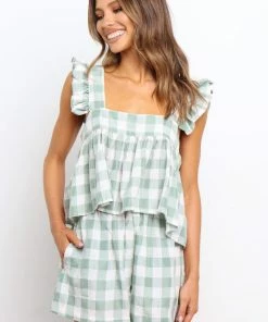 PUP51 Tabiki Top - Sage