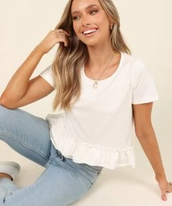 PUP8 Thea Top - White For The Bride