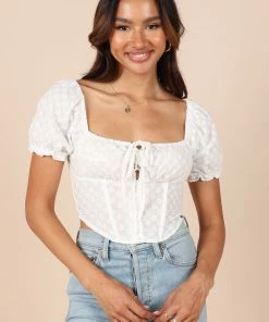 PUP61 Tiffany Top - White
