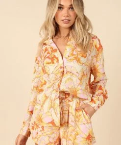 PUP27 Clothing Tropicana Shirt - Citrus Floral