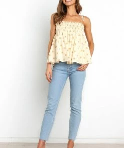 PUP52 Urbana Top - Beige Clothing