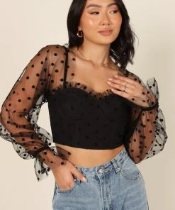 PUP26 Clothing Varinka Top - Black