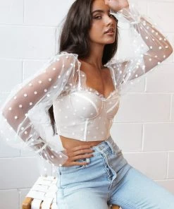 PUP26 Varinka Top - White For The Bride