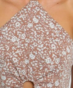 PUP5 Clothing Velvette Top - Mocha