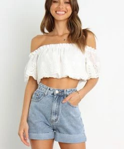 PUP14 For The Bride Vera Top - White