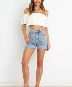 PUP14 For The Bride Vera Top - White