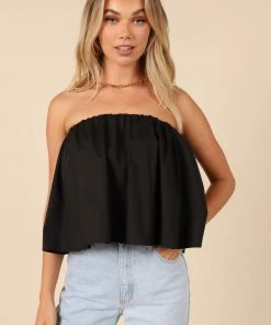 PUP65 Veronica Strapless Top - Black