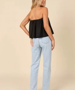 PUP65 Veronica Strapless Top - Black