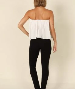 PUP65 Veronica Strapless Top - Ivory