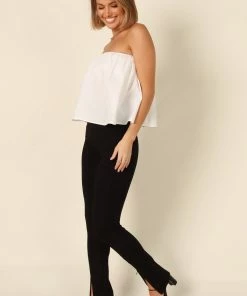 PUP65 Veronica Strapless Top - Ivory