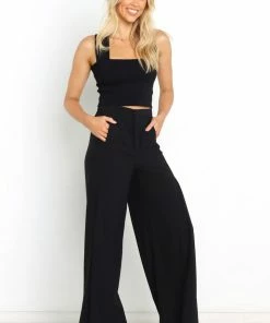 PUP58 Vew Top - Black