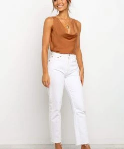 PUP52 Vinita Top - Rust Clothing