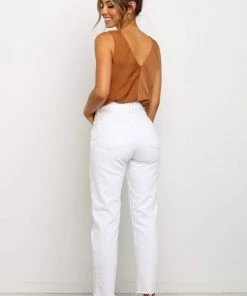 PUP52 Vinita Top - Rust Clothing