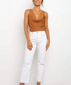 PUP52 Vinita Top - Rust Clothing