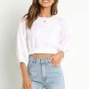 PUP51 Weekend Top - White