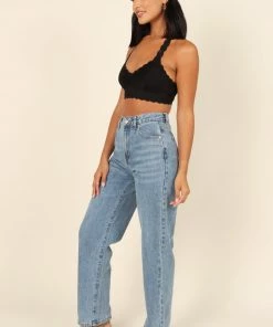 PUP64 Whitney Lace Racerback Bralette - Black Bump Friendly