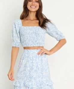 PUP9 Clothing Zoe Top - Blue