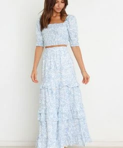 PUP9 Clothing Zoe Top - Blue